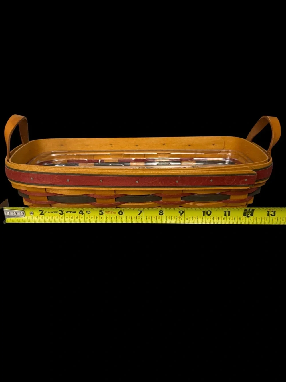 LONGABERGER FATHERS DAY Basket 1997 PERSONAL ORGANIZER- PROTECTOR/ LINER